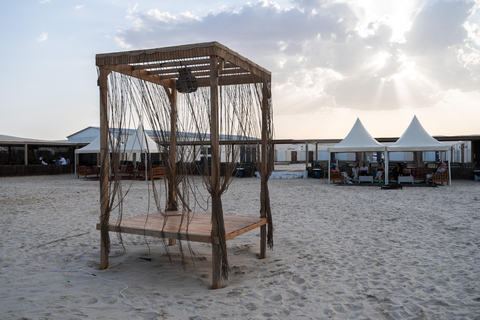 Doha: Full day Overnight & Day pass in Pvt Desert Beach Camp Doha: Full day Dune Bashing with a meal in Desert Beach Camp