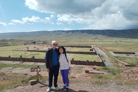 From La Paz: Tiwanaku, Puma Punku & Moon Valley.