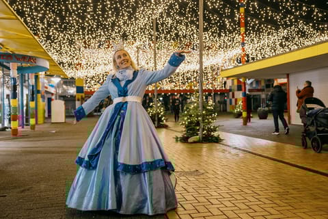 Jul i LEGOLAND® Billund: 1-dagsbillett, inkl. forlystelser