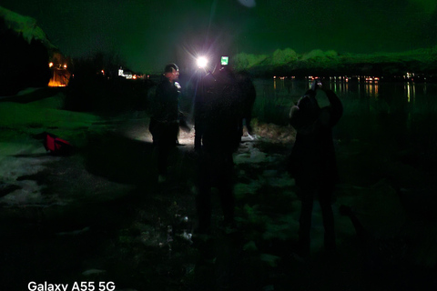 Tromsø:Tour de la aurora boreal en minibús por Tromsø