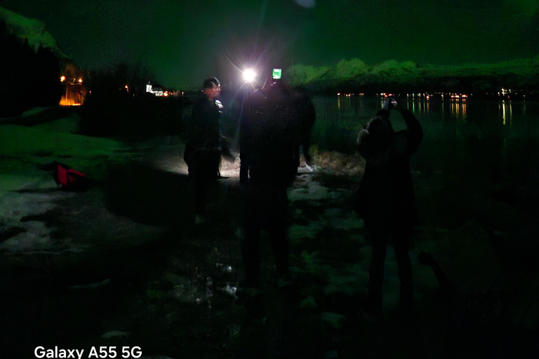 Tromsø:Tour de la aurora boreal en minibús por Tromsø