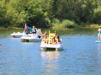 Lake pedal boat rental