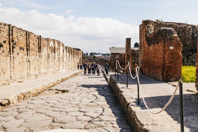 Visit Naples Pompeii and Mt. Vesuvius with Lunch and Wine Tasting in Sorrento