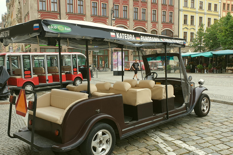 Wrocław: 2-hour RETRO e-bus tour (for groups up to 7 people)