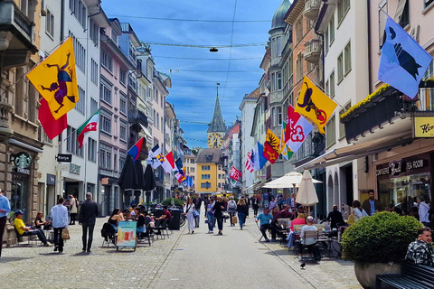 Besök vid Rhenfallet och Open Top City Tour i Zürich