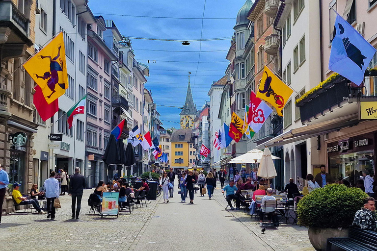 Visite des chutes du Rhin et visite guidée de la ville de Zurich