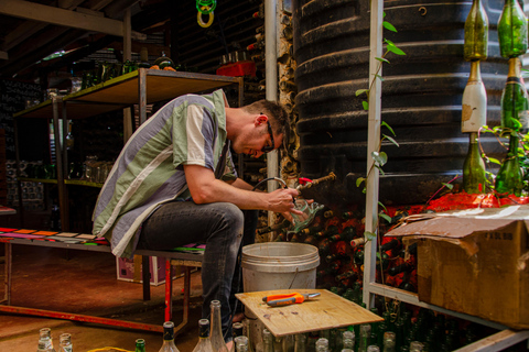 Kampala: Glassblowing, Beadmaking, and More Art Experience Blowing Glass Bubbles