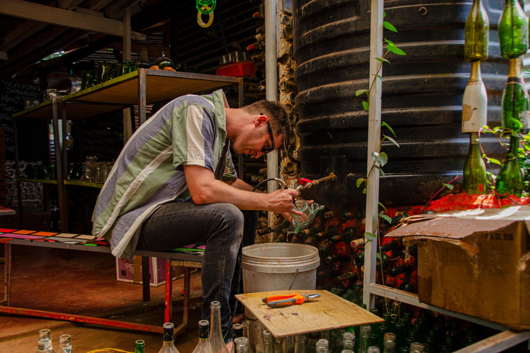 Kampala: Glassblowing, Beadmaking, and More Art Experience Blowing Glass Bubbles