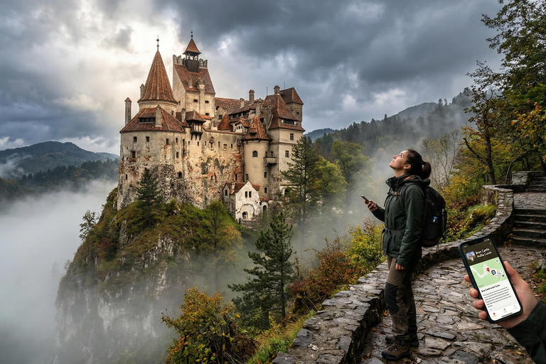 Bucharest Bran Castle, Peles Castle Brasov Old Town Day Tour Audio Guide Multiple Languages