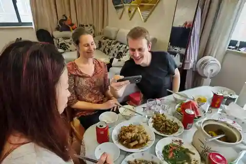 Shanghai : Dîner chez l'habitant et fabrication de wontons