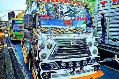 Nairobi: Kibera Slum Walking Tour With Decorated Matatu Ride Kibera Slum Walking Tour And Matatu Ride With Hotel Pickup.