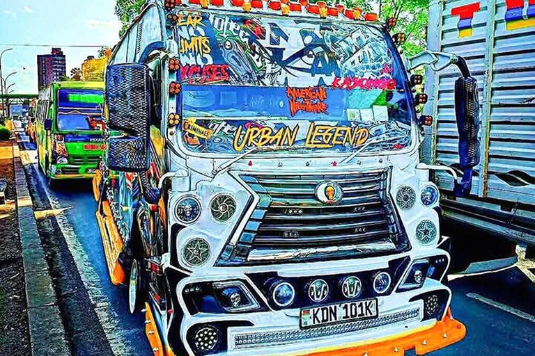 Nairobi: Kibera Slum Walking Tour With Decorated Matatu Ride Kibera Slum Walking Tour And Matatu Ride With Hotel Pickup.