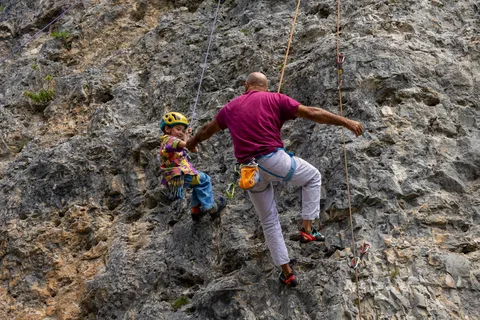Dolomites : séance d'entraînement à l'escalade avec un guide