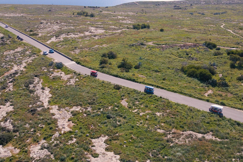 From Malta: Gozo Tuk-Tuk Tour with Comino Mini Cruise With Italian-Speaking Tour Leader