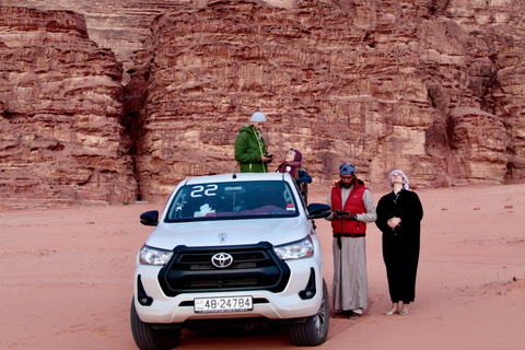 Wadi Rum: 2 noites/3 dias de caminhada no deserto, acampamento e refeições