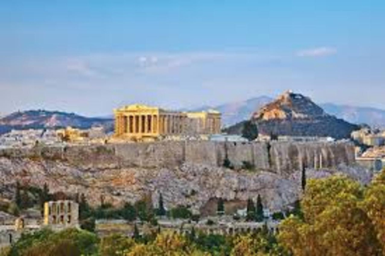 From Piraeus port: transfer to Lycabettus and AcropolisG From Piraeus port: transfer to Lycabettus and Acropolis