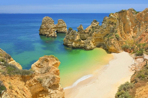 Au départ de Lisbonne : Algarve, grotte marine de Benagil et visite d&#039;une jounée à Lagos