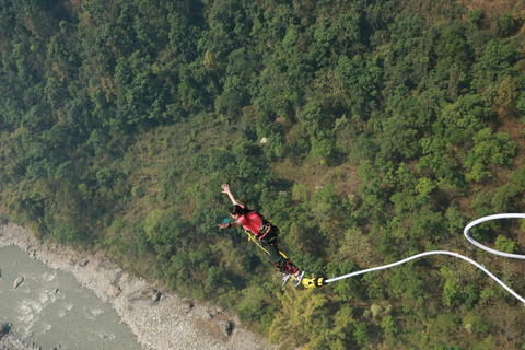 Pokhara: Kusuma Bungee Jump with Video and T-Shirt