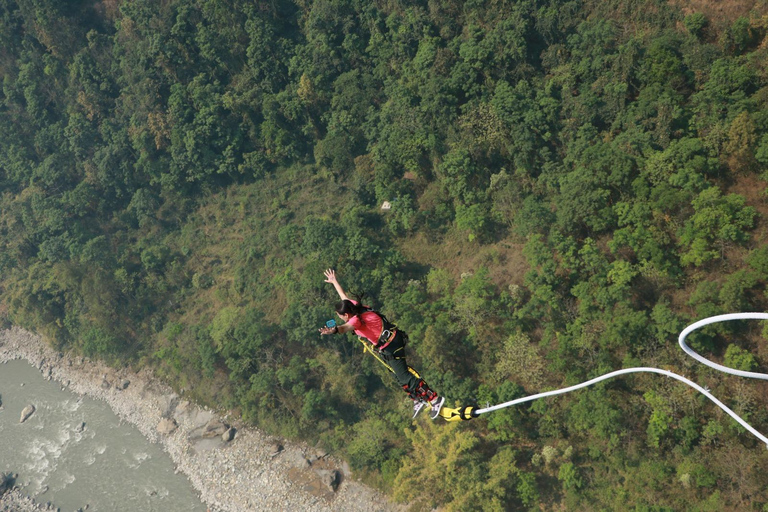 Pokhara: Kusuma Bungee Jump with Video and T-Shirt