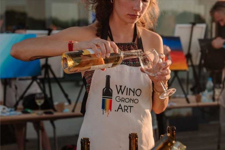 Christmas painting and mulled wine in Warsaw!