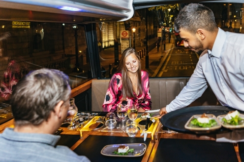 Londyn: 6-daniowa luksusowa wycieczka autobusowa z kolacją6-daniowa luksusowa kolacja z pełnym wyborem wina