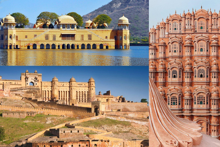 Jaipur: Guidad sightseeing tur med bil under en heldag