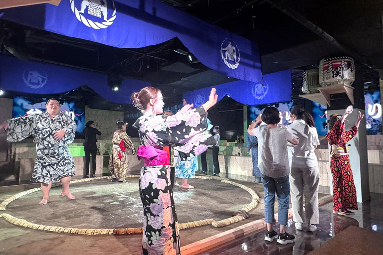 Tokyo: Sumo Entertainment with Japanese Meal at Tokyo Tower Front row VIP seats