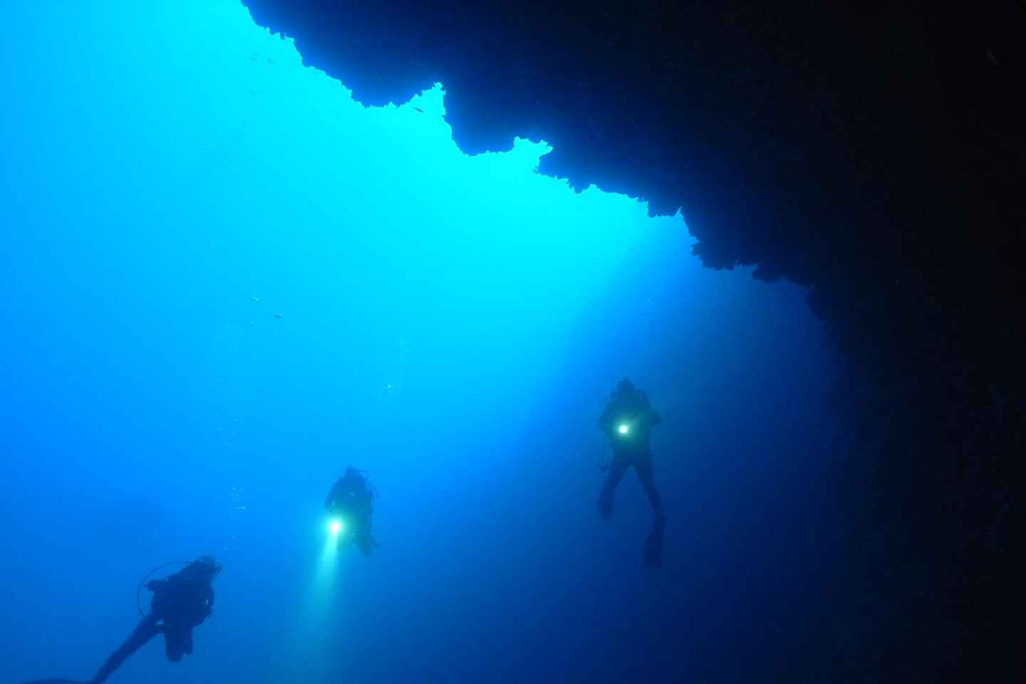 Krk: Discovery scuba dive from the boat
