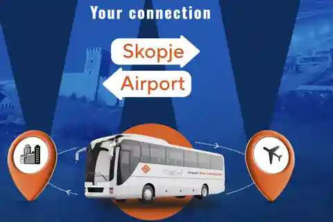 Skopje: Bezahlbarer und bequemer Transport vom/zum Flughafen