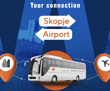 Skopje: Bezahlbarer und bequemer Transport vom/zum Flughafen