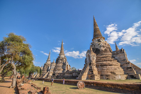 Maeklong Railway-Damnoen Saduak-Ayutthaya MORNING: Maeklong Railway-Damnoen Saduak-Ayutthaya