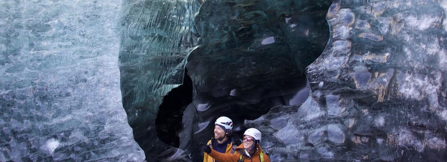 Depuis Jökulsárlón : randonnée facile sur le glacier Vatnajökull