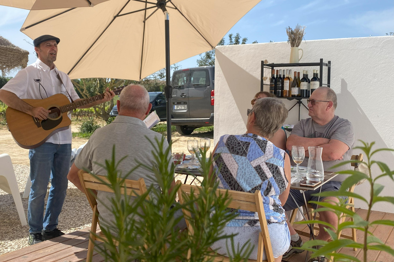 Lagos, Praia da Luz: Wine Tour, Tastings, Tapas and Music Shared Tour without Pickup