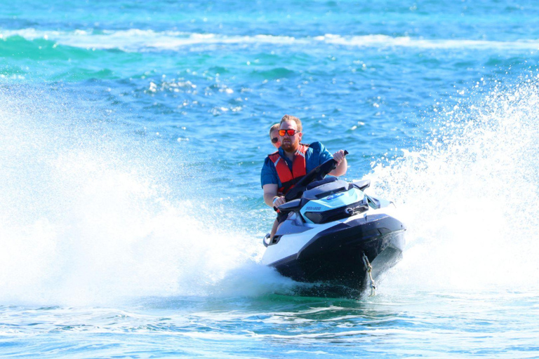 From Cancún: Maroma Beach Snorkel and Waverunner Tour