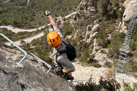 Climb the best via ferrata in Valencia