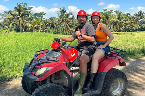 Ubud: ATV Quad Bike and Ayung Rafting with Lunch & Transfer Tandem ATV Quad Bike and Ayung Rafting with Pick Up & Drop