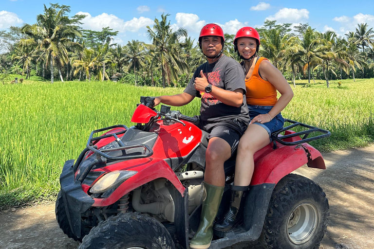 Ubud: ATV Quad Bike and Ayung Rafting with Lunch & Transfer Tandem ATV Quad Bike and Ayung Rafting with Pick Up & Drop