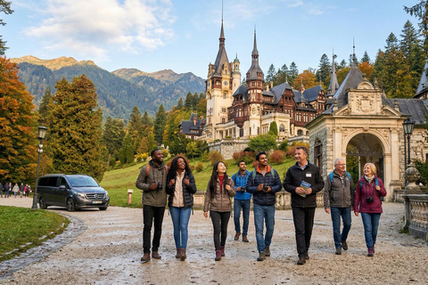Day Trip From Sibiu: Dracula Castle, Peles Castle and Brasov Audio Guide (Multiple Languages)