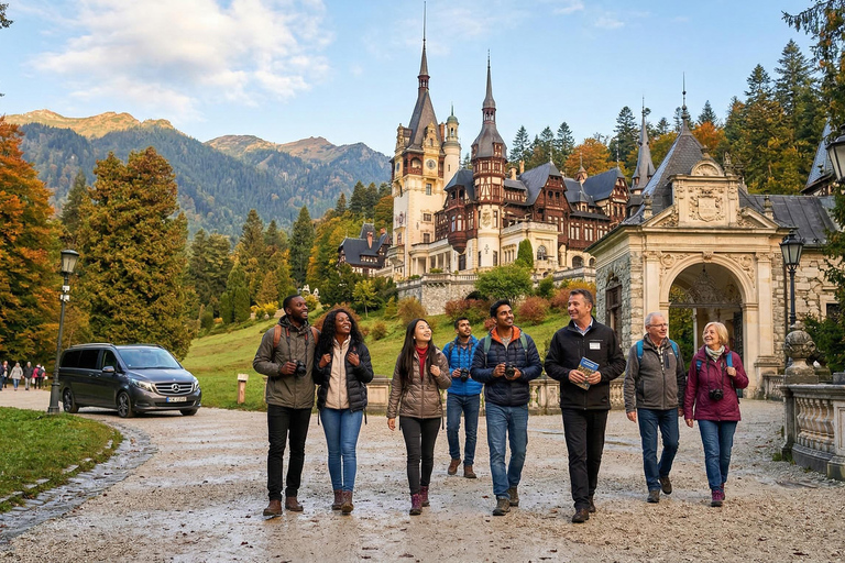 Day Trip From Sibiu: Dracula Castle, Peles Castle and Brasov Audio Guide (Multiple Languages)