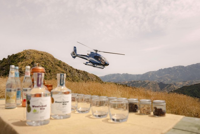 Kaikoura: Helicopter & Gin Tasting ON THE MOUNTAIN