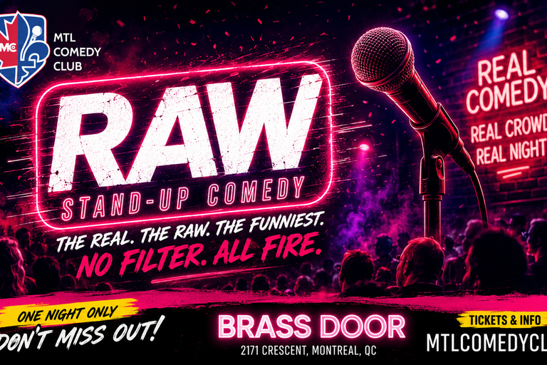 Montreal’s #1 Sunday Night Comedy Show