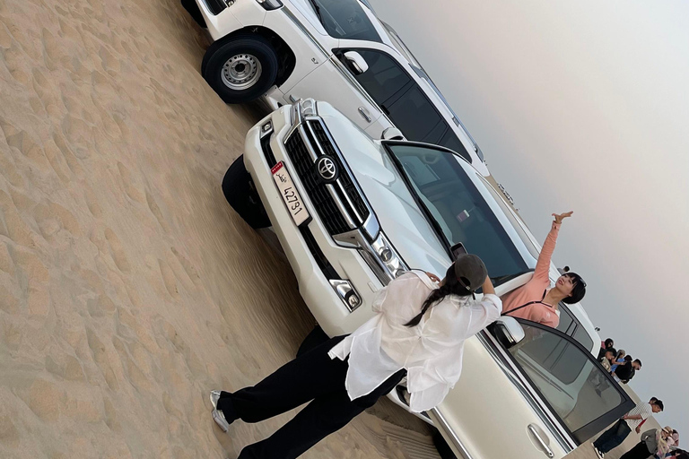 Desert Safari Qatar Camel Sandbording sunrise/sunset tour