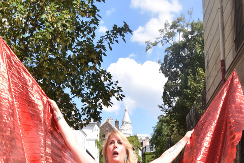 Montmartre enchanté Wizyta z przewodnikiem i śpiewem (VIP)