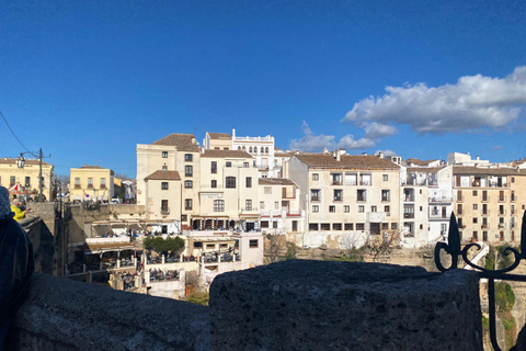 from Mijas, Malaga: Private tour Ronda incl. transfer, bullfighting arena and tapas