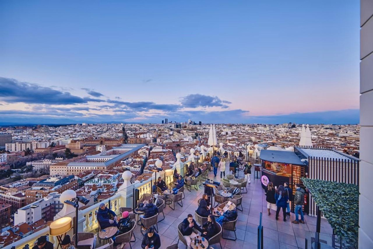 Madrid:360 Sky Bar Guaranteed Entry Ticket.€38 minimum spend
