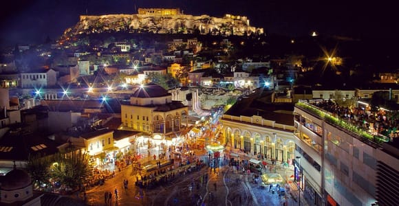 Athens: Night Walking Tour