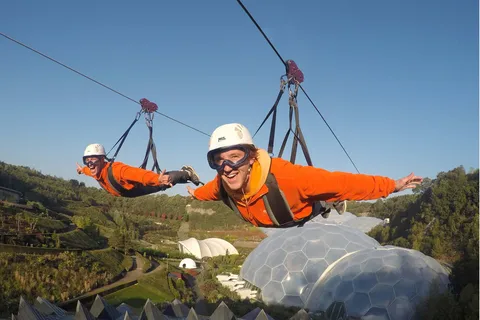 Cornwall: Eden Project Zip Wire Experience