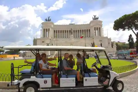 Rome: Golf Cart Tour