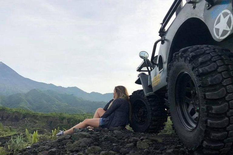 Kedung Kayang Waterfall and Merapi Jeep Lava Tour