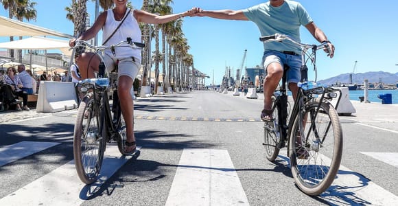 Malaga Bike Tour - Town, Marina & Beach